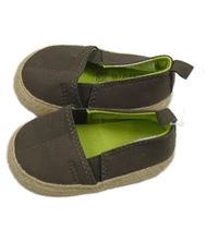 Nové - Hnědé plátěné capáčky vel. 16-17