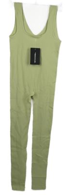 Nové - Dámský citrónový žebrovaný elastický těhotenský overal PrettyLittle Thing