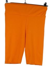 Dámské oranžové elastické kraťasy 
