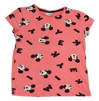 Růžové tričko s Mickey Mousem Disney