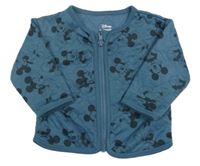 Tmavomodrá propínací mikina s Mickey Mousem Disney