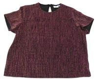 Černo-fialovo-zlatá halenka Name it