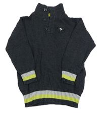 Tmavošedý svetr s netopýrem Kiki&Koko