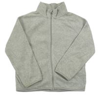 Světlešedá fleecová propínací mikina H&M