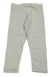 Světlešedé melírované legíny L&D