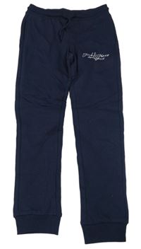 Tmavomodré tepláky Jack & Jones