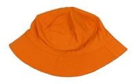 Oranžový oboustranný klobouk 