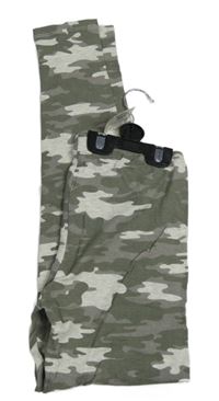Nové - Khaki-šedé army legíny Primark