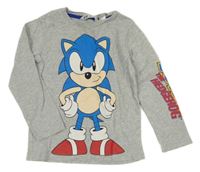 Šedé triko se Sonicem H&M