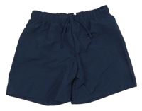 Tmavomodré plážové kraťasy H&M