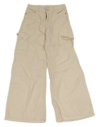 Béžové široké cargo rifle Y.F.K.