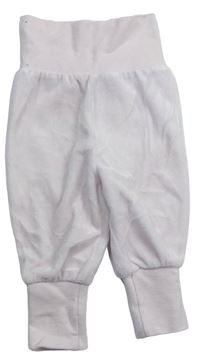 Svělerůžové sametové kalhoty zn. H&M