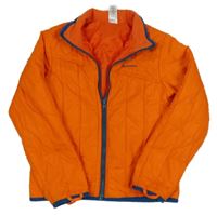 Oranžová funkční šusťáková zimní bunda Quechua
