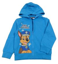 Azurová propínací mikina s Paw Patrol a kapucí Nickelodeon