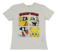 Bílé tričko s Bugs Bunnym a kamarády H&M