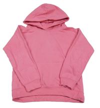 Růžová mikina s kapucí Awdis