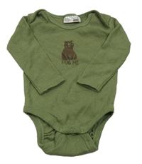 Khaki body s medvídkem Ergee