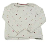 Bílé triko s ovocem George 