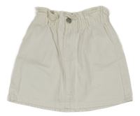 Bílá riflová sukně 