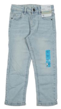 Nové - Světlemodré slim rifle Denim Co.