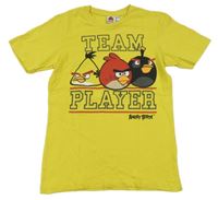 Žluté tričko s Angry Birds