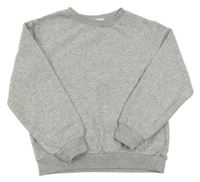 Šedá melírovaná mikina H&M