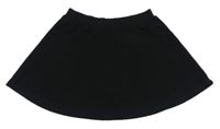 Černá vzorovaná kolová sukně YIGGA