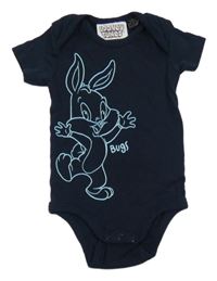 Tmavomodré body s Bugs Bunnym