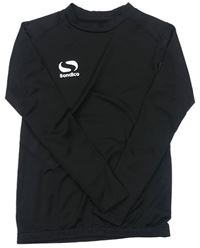 Černé funkční triko s logem Sondico