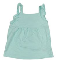 Tyrkysový top s volánky M&S