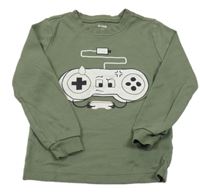 Khaki triko s ovladačem Pekkle