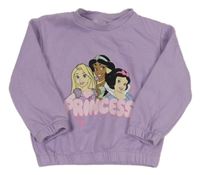 Levandulová mikina s Disney princeznami Primark