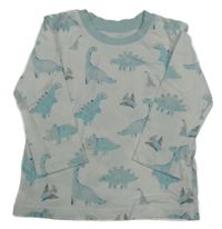 Bílé triko s dinosaury George
