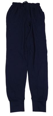 Tmavomodré pyžamové kalhoty