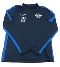 Tmavomodrá fotbalová funkční mikina - RB Leipzig Nike