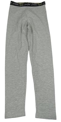 Šedé melírované legíny Matalan