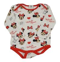 Bílé body s Minnie Disney