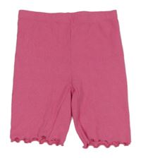 Růžové žebrované elastické kraťasy Kiki&Koko