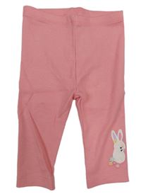 Nové - růžové legíny s králíkem Dunnes 