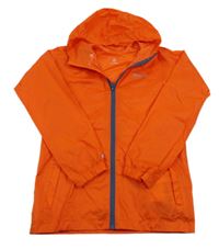 Červená šusťáková voděodolná větrovka s logem a kapucí Regatta