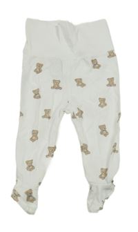 Bílé polodupky s medvědy H&M
