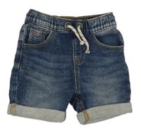 Tmavomodré riflové kraťasy George