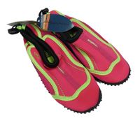 Nové - růžovo-zelené boty do vody vel. 32