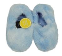 Nové - Světlemodré batikované chlupaté bačkory Dunnes Stores vel. 28