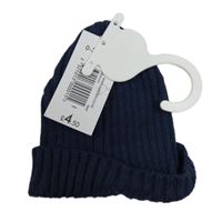 Nové - Tmavomodrá čepice Matalan 