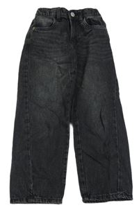 Tmavošedé široké rifle Zara