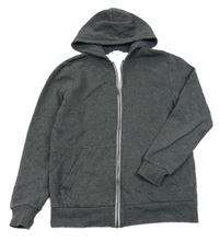 Šedá propínací mikina s kapucí H&M