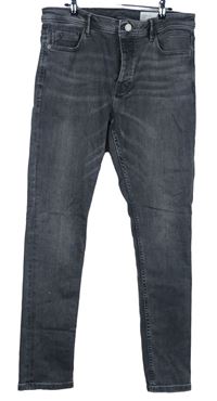 Pánské šedé skinny rifle Denim vel. 38/32