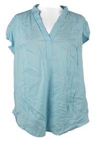 Dámská světlemodrá pruhovaná těhotenská halenka H&M