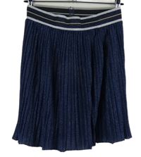 Dámská tmavomodrá třpytivá plisovaná sukně Only 